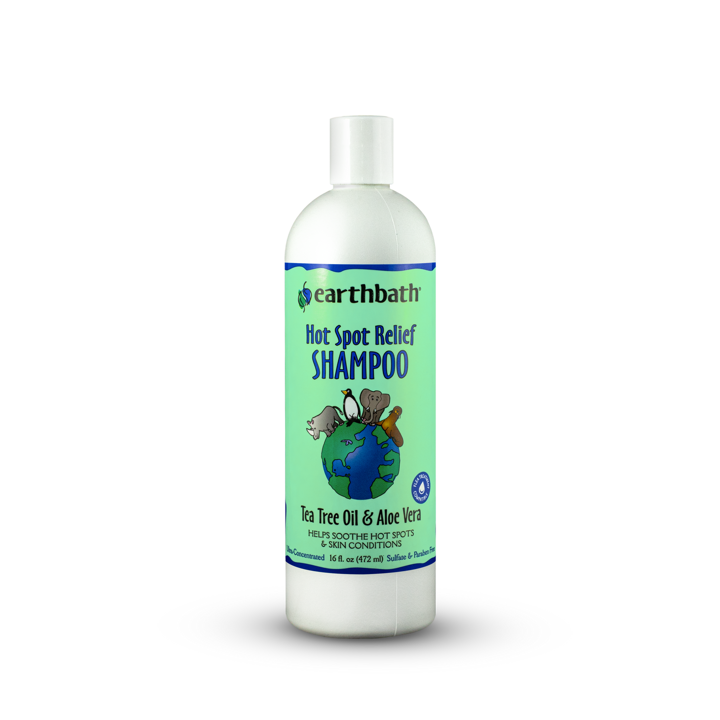 Earthbath Hot Spot Tea Tree & Aloe Shampoo 16 oz.