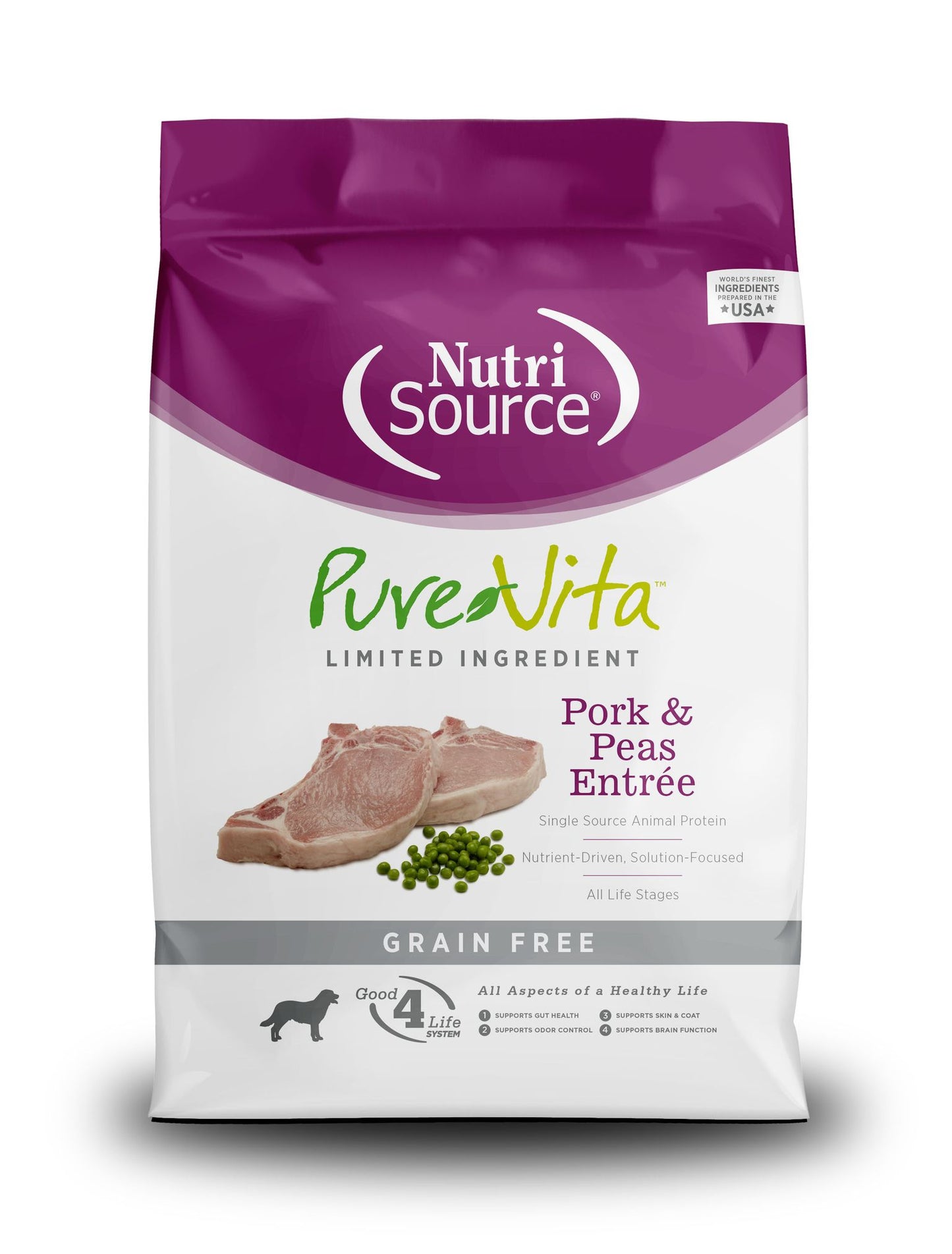 Pure Vita Grain-Free Pork & Peas Entree