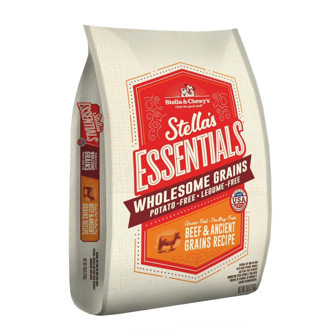 Stella & Chewy's Essentials Wholesome Grains Beef & Ancient Grains Recipe