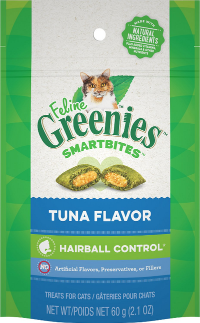 Greenies Feline SmartBites Healthy Indoor Tuna 2.1 oz.