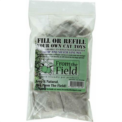 catnip tackle bag From The Field Fill Or Refilll Your Own Catnip Tea Bags Pack Of 20