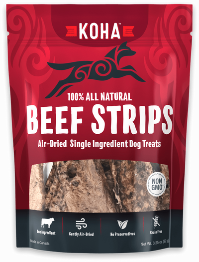 Koha Air Dried Single Beef Strips 3.25 oz.