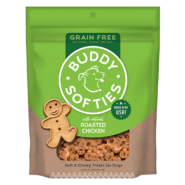 Buddy Biscuits Soft & Chewys Grain Free Roasted Chicken Treats 5 oz.