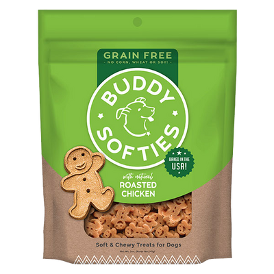 Buddy Biscuits Soft & Chewys Grain Free Roasted Chicken Treats 5 oz.
