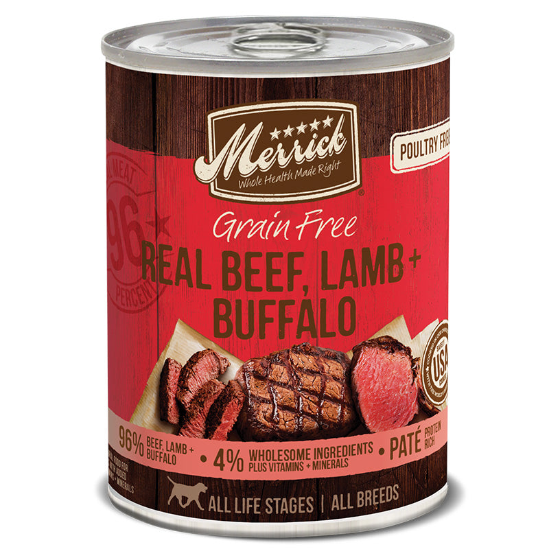 Merrick Grain-Free Beef, Lamb & Bison