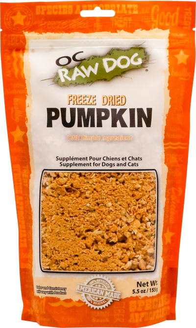 OC Raw Freeze Dried Pumpkin Rox 5.5 oz.