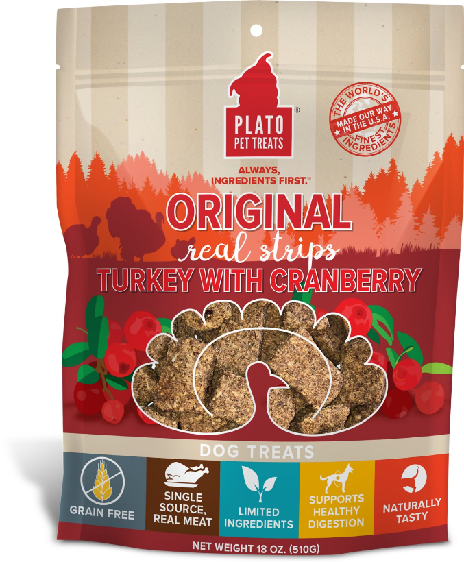 Plato Strips Turkey With Cranberry