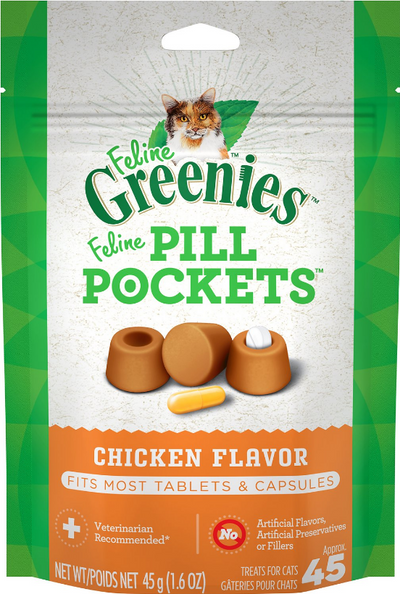 Greenies Pill Pockets Cat Chicken 45 ct.