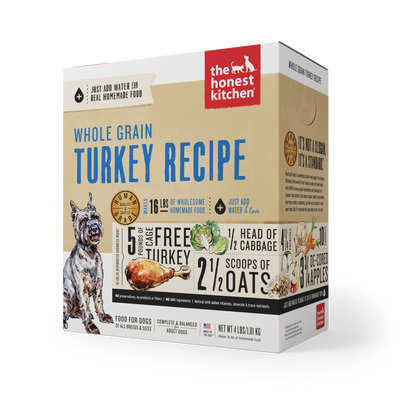 Honest Kitchen Whole Grain Turkey Recipe