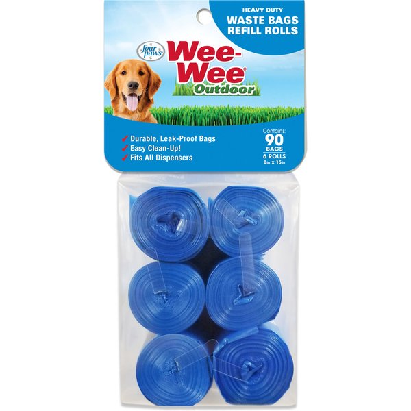 Four Paws Waste Bags Roll 90 ct