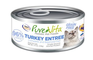Pure Vita Cat Grain-Free Turkey Entree