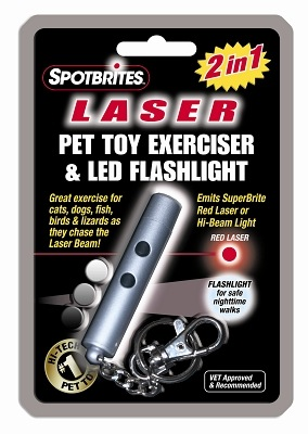 Laser Pet Excerciser Pointer 2 in 1
