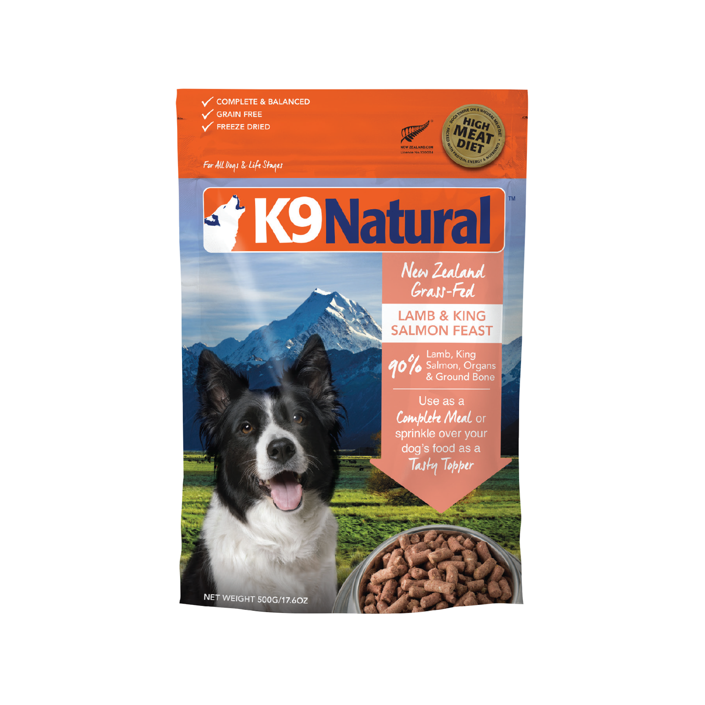 K9 Natural Freeze-Dried Lamb & King Salmon Feast