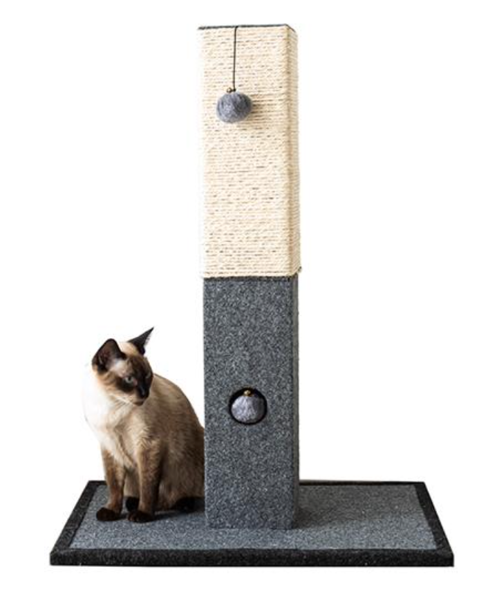 Petpals Catry Large Cat Tree Cat Scratching Post with Natural Sisal Rope and Toys