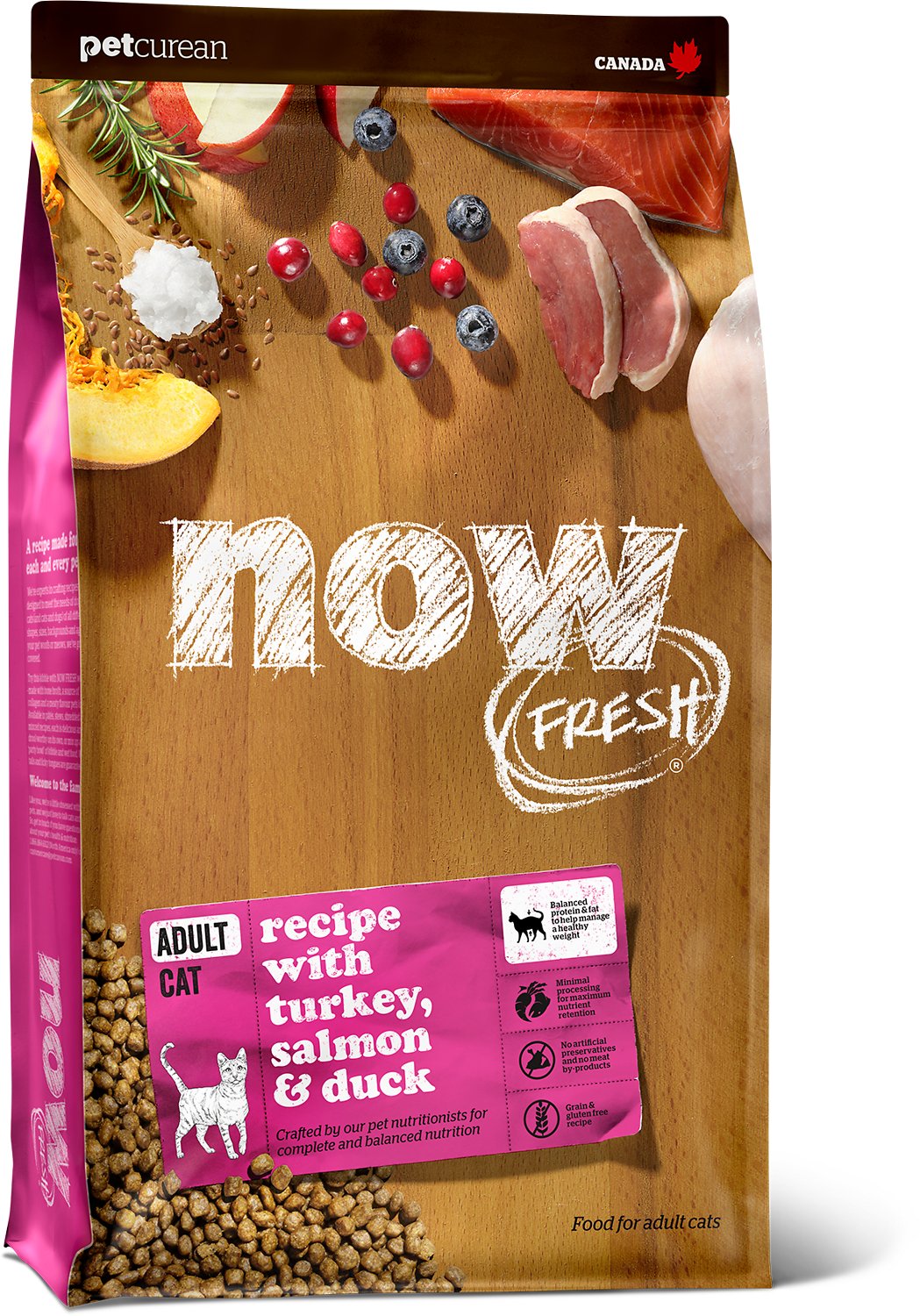 Now Fresh Grain-Free Adult Cat Salmon & Duck Recipe