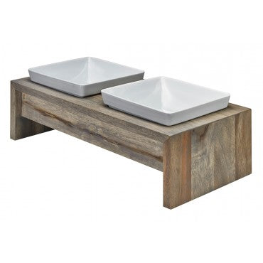 Bowsers Artisan Double Wood Feeders