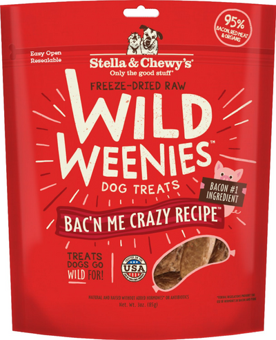 Stella & Chewy's Wild Weenies Bac'n Me Crazy Recipe 3.25 oz.