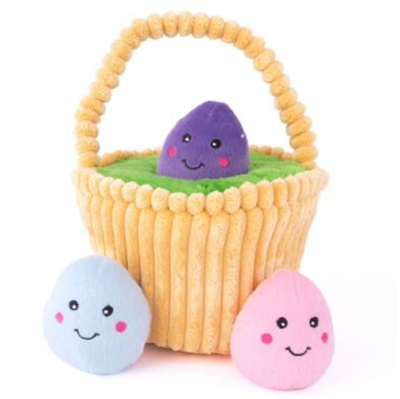 Zippy Paws Easter Egg Basket