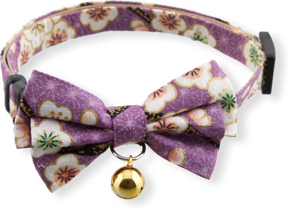 Necoichi Hanami Bow Tie Cat Collar