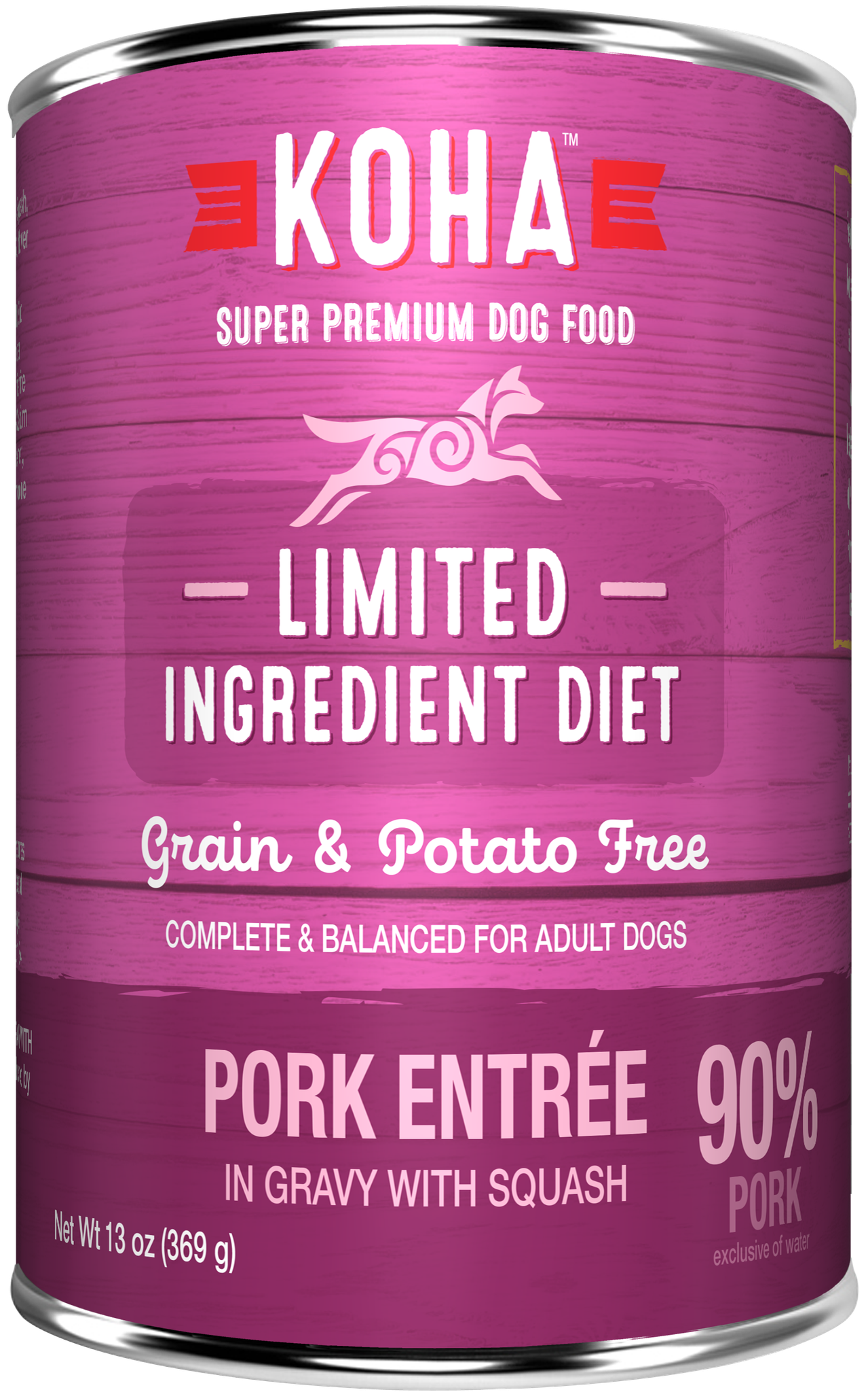 Koha Limited Ingredient Pork Entree