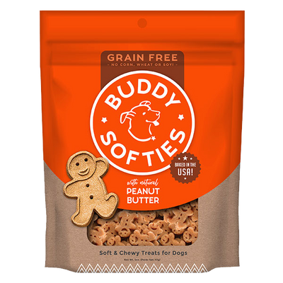 Buddy Biscuits Soft & Chewys Grain Free Peanut Butter Treats 5 oz.
