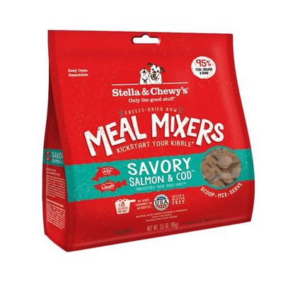 Stella & Chewy's Freeze-Dried Meal Mixers Savory Salmon & Cod