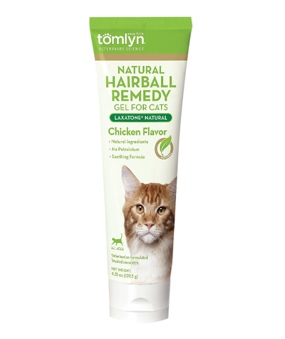 Tomlyn Laxatone Hairball Remedy Natural Chicken Flavored 4.25oz.