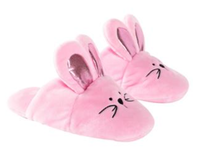 Fringe Bunny Slipper Set Plush Dog Toy