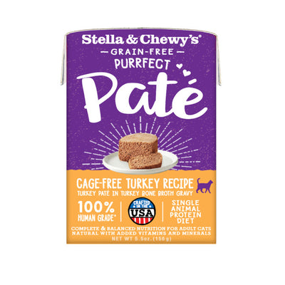 Stella & Chewy's Cat Purrfect  Pate Cage-Free Turkey Recipe
