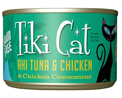 Tiki Cat Hookena Luau Ahi Tuna & Chicken in Chicken Consomme