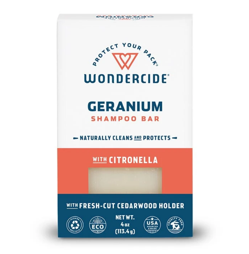 Wondercide Geranium Shampoo Bar 4.3 oz.