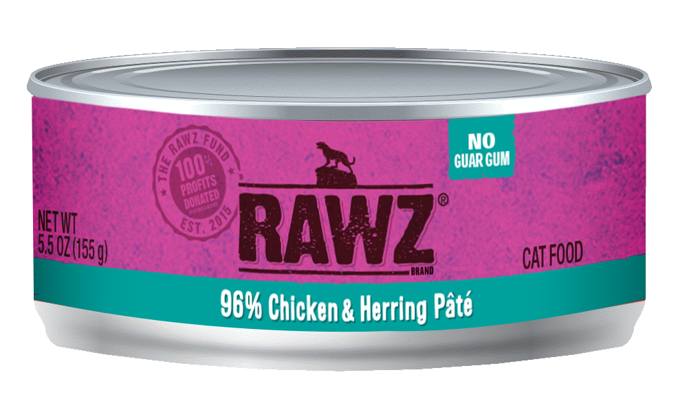 Rawz Cat 96% Chicken & Herring Pate