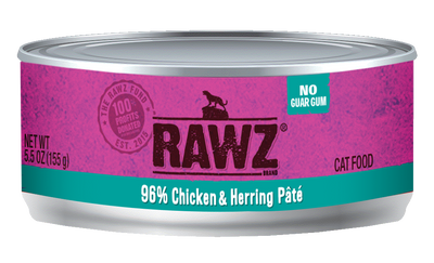 Rawz Cat 96% Chicken & Herring Pate