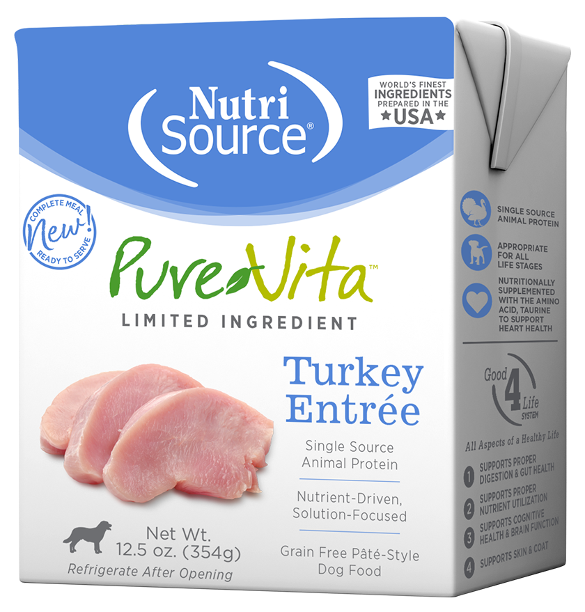 Pure Vita Grain-Free Turkey Entree TetraPak