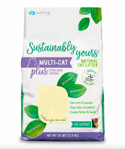 Sustainably Yours Multi-Cat Plus Litter 26 lb