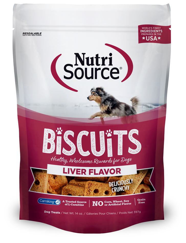 Nutri Source Grain Free Liver Biscuits 14 oz.