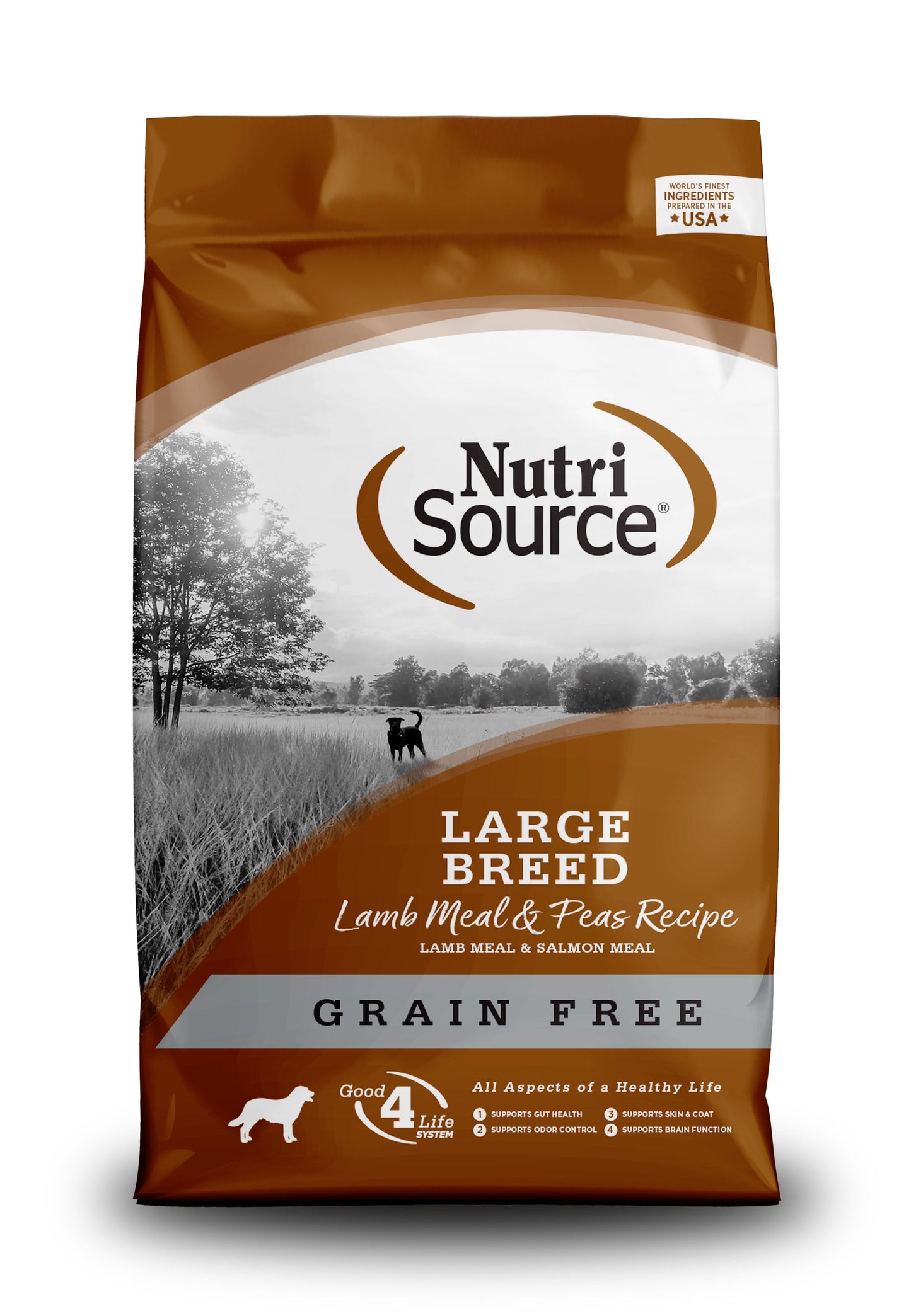 Nutri Source Grain Free Large Breed Lamb Meal & Peas 26 Lb.