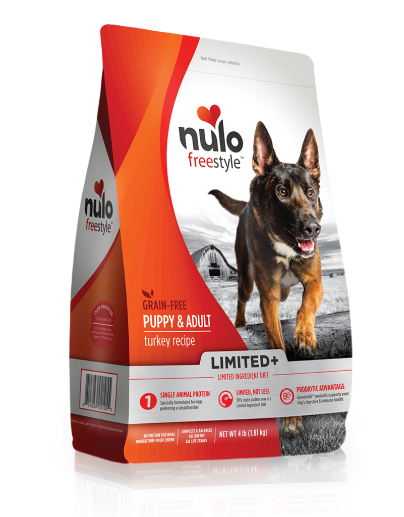 Nulo Limited+ Puppy & Adult Turkey Recipe