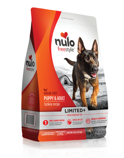 Nulo Limited+ Puppy & Adult Turkey Recipe