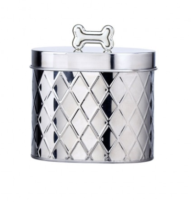 Global Amici Oval Stainless Steel Treat Canister