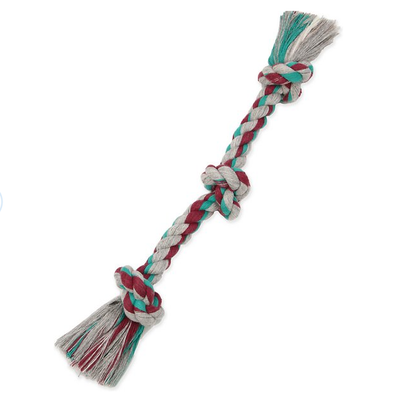 Flossy Chew 3-Knot Multicolor Rope Toy