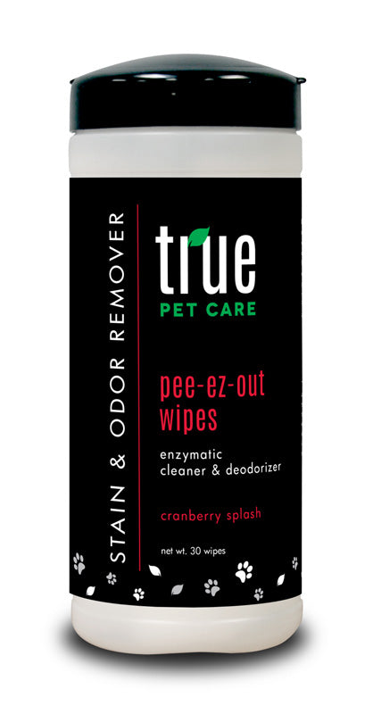 True Pet Care Pee-Ez-Out Wipes Cranberry Splash 30 ct.