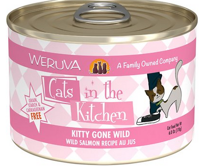 Weruva Cats in the Kitchen Kitty Gone Wild Salmon Au Jus