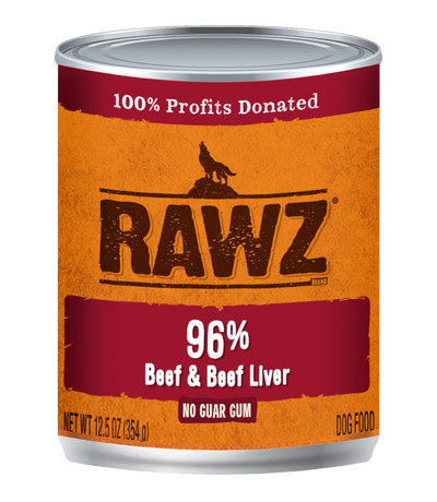 Rawz 96% Beef & Beef Liver