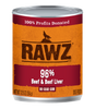Rawz 96% Beef & Beef Liver