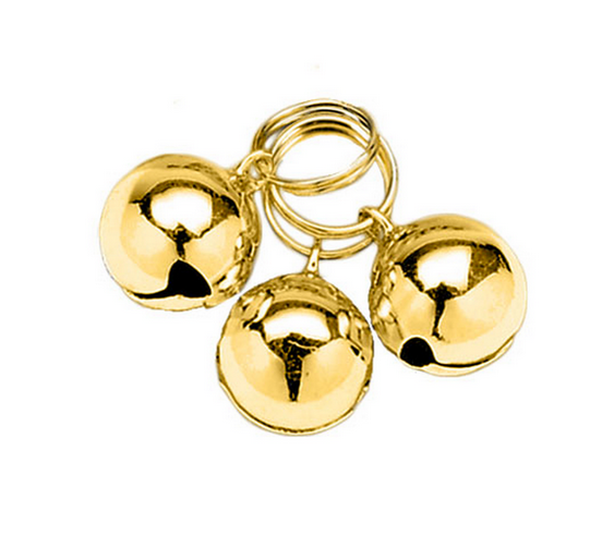 Coastal 3 pk Dog Bells Gold