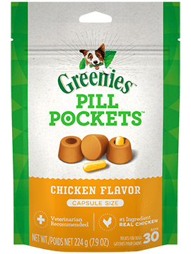 Greenies Pill Pockets  Capsules Chicken Flavor