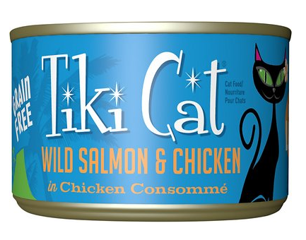 Tiki Cat Wild Salmon & Chicken in Chicken Consomme