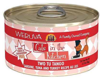 Weruva Cats in the Kitchen Two Tu Tango Sardine, Tuna & Turkey Au Jus