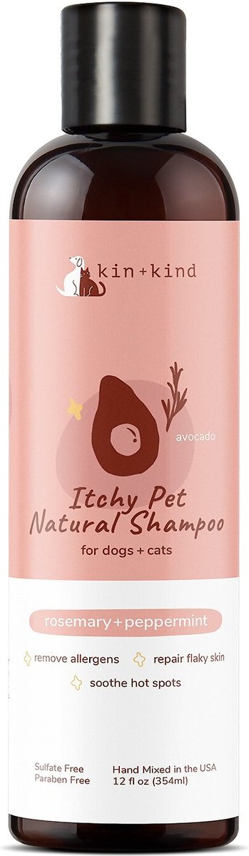Kin + Kind Itchy Dog Shampoo with Rosemary & Peppermint 12 oz.